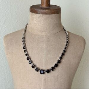 Vintage Designer Sterling Silver 925 Smoky Topaz Necklace Chain 44g.